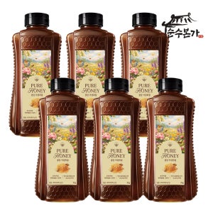 순수본가 청정 베트남 자연벌꿀 꿀담 토종꿀 야생화꿀 2kg 6개입 총 12kg 식자재본가