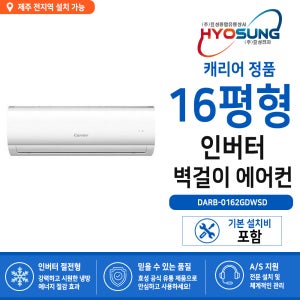 [제주 에어컨] 캐리어 인터버 벽걸이형 에어컨 16평 [냉방]