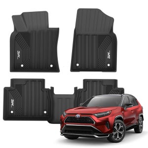 3W 에코라이너 TPE 카매트 3D 고무 바닥매트 토요타 도요타 NEW RAV4 뉴라브4 5세대 5.5세대, 운전석+조수석+뒷자석