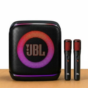 JBL 포터블 파티 블루투스 스피커 PartyBox Encore 2 Plus 무선 마이크 포함