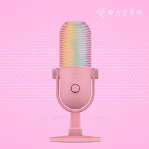 레이저코리아 세이렌 V3 크로마 32비트 DSP 쿼츠 핑크 Seiren V3 Chroma 32-Bit DSP Quartz Pink