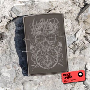 ZIPPO 지포 x Slayer 락스피릿 한정판 47205 스컬쉴드