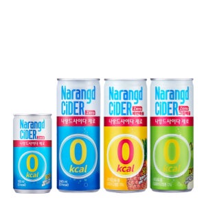나랑드 사이다 제로 사이다 오리지널, 180ml, 60개