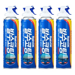 불스원 레인OK 스피드 유리발수코팅 380ml, 4개