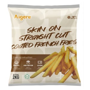 아이그레 코티드 스킨온 스트레이트컷 레귤러컷 감자튀김 2kg, 4개