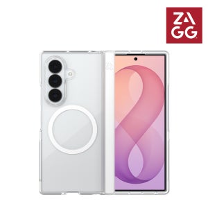 재그 크리스탈 팰리스 스냅 케이스 투명, 갤럭시 Z 폴드8 울트라