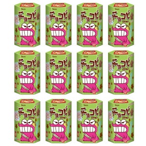 토하토 짱구 초코비 스티커 포함 초코맛, 25g, 12개