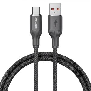 에이팔란스 단락방지 패브릭 USB-A to C 30W 고속 충전 케이블 2m, 2개