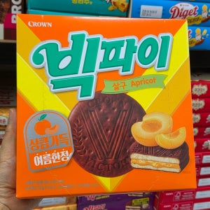 크라운 빅파이살구324g 과자선물세트/신상과자