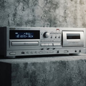 TEAC 티악 CD 플레이어 AD-850-SE 카세트 데크 레트로 감성 인테리어 소품