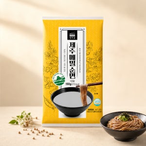 건강식품 프리미엄 제주 메밀 소바 100% 간편식 면요리 (150g, 2세트)메밀 소바
