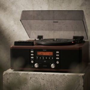 TEAC 티악 턴테이블 일본 CD 레코더 카세트 플레이어 LP-R520-WA