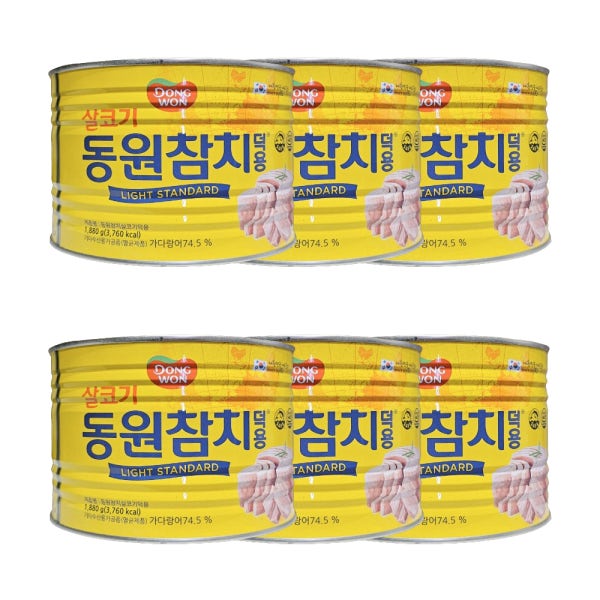 [동원참치] 라이트 스탠다드 업소용 식자재 1.88kg x6개