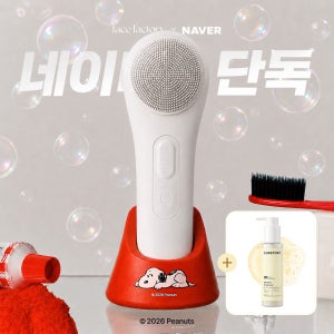 페이스팩토리 스누피 진동클렌저 클렌징디바이스 전동클렌저 클렌징기기 진동세안기 뷰티디바이스 (+올레샷 클렌저 단독 증정)