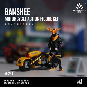 MoreArt 1:64 BANSHEE 밴시 오토바이 인물 피규어 세트