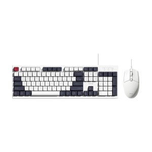 로이체 RMK-G1000 유선 키보드 마우스 세트 콤보 사무용 저소음 화이트, 멤브레인