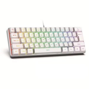 유선기계식키보드 K61 RGB 61키 미니 청축 메케니컬