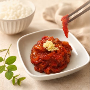 홍아통상 오징어젓갈무침 양념 오징어젓 모젓 250g 500g