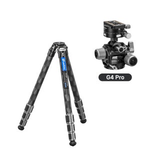 레오포토 LS-324C PRO+G4 PROM 카본삼각대 기어헤드 세트