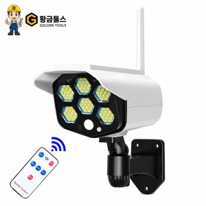 모형 CCTV 가짜 방범용 카메라 감시 84구 V76 태양광 LED 센서등 모형
