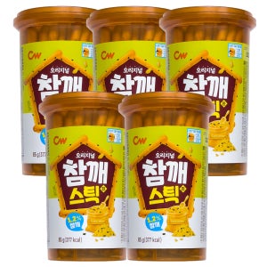 청우 참깨스틱 85g x 5개, 고소한 과자,주전부리 간식