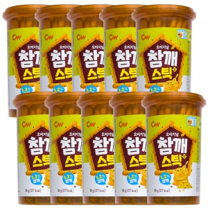 청우 참깨스틱 85g x 10개, 고소한 과자, 주전부리 간식