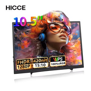 10.5인치 1280P UHD 포터블 모니터 100% sRGB, 420cd