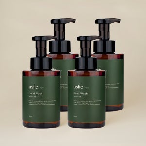 어슬릭 퍼퓸핸드워시 선물 손세정제 물비누 탠저린 드 자몽, 500ml, 4개