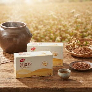 동서 메밀차 1.5g x 200개입 (100개x2개) 가정용 손님접대용 탕비실 사무실