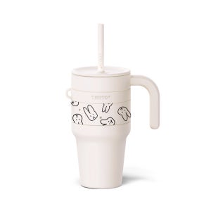 티키토 스위치 텀블러 버니 650ml, 아이보리