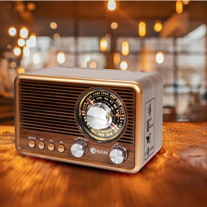 아남 블루투스 라디오 R50 레트로 스피커 FM AM SW USB TF카드 휴대용