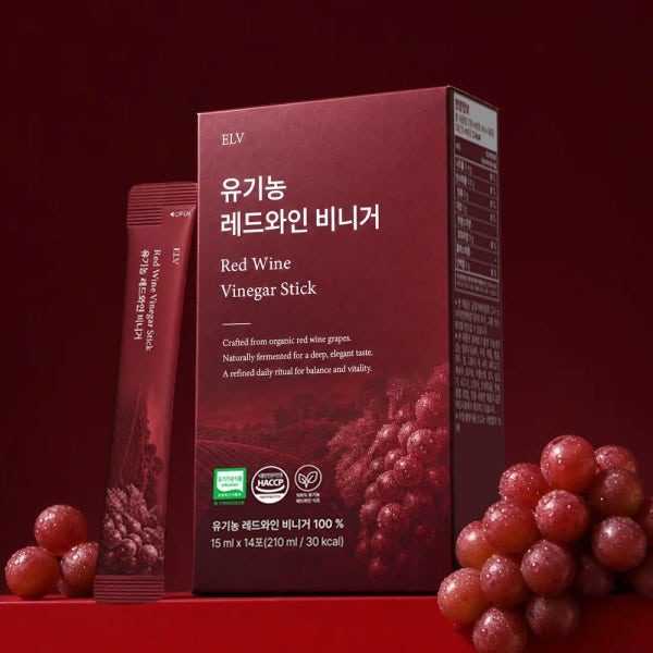 엘리브 유기농 레드와인 비니거 스틱 레와비 와인 발효 식초 비네거