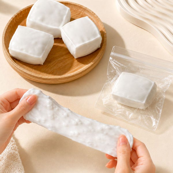 아이데이지 미니 두부 크런치 슬랑이 말랑이 스퀴시 스트레스볼 미끌이 마시멜로