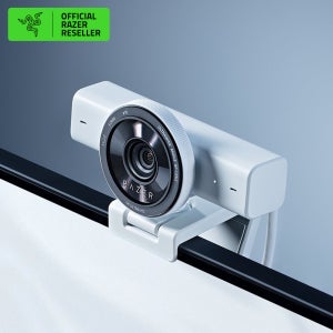 레이저 키요 V2 웹캠 유투브 카메라 화상회의 4K 내장마이크 화상회의 화이트