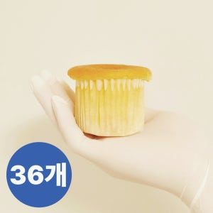 누운빵집 38칼로리 고단백 제로 카스테라 저당 글루텐프리 노밀가루 플레인, 30g, 36개