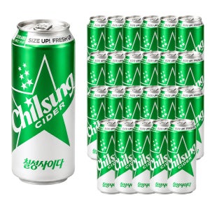 롯데 칠성사이다 레몬라임, 490ml, 24개