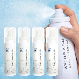 크린위즈 뿌리는 에어컨 쿨링 스프레이 아로마향 민트향 쿨링 탈취제