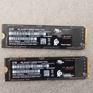 WD BLACK SN850X GEN4 M.2 NVMe 4TB 게이밍 벌크(2024.12월)