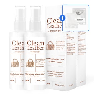 대쉬랩 클린레더 가죽 세정 클리너 코팅제 120ml, 2개