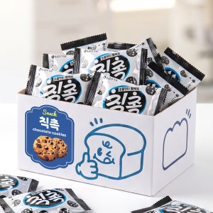 롯데 칙촉 초코칩쿠키 개별포장 대용량 15g, 24개