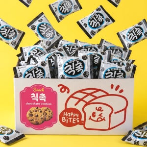 롯데 칙촉 초코칩쿠키 개별포장 대용량 15g, 120개
