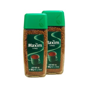맥심 디카페인 병커피 100g x 2개