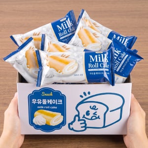 우유롤케이크20g14입 사무실 탕비실 신상간식