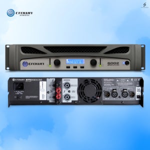 크라운 CROWN XTI6002 2채널 1200W 8옴4옴 파워앰프 DSP내장 교회 공연