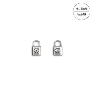 써지컬 엔틱 자물쇠 펜던트 / 써지컬스틸 참 목걸이 팔찌 악세사리 DIY 비즈공예재료 장식
