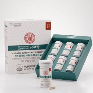 마이크로바이옴 당큐락 와이즈바이옴 혈당 유산균 190mg 30캡슐 6개