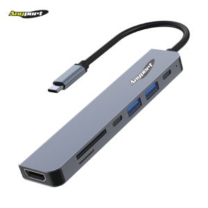 애니포트 AP-TC71UHP USB3.0 카드리더 OTT지원 C타입허브 모니터확장