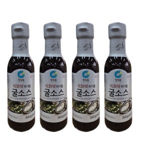 직화 파기름 굴소스 240g, 4개
