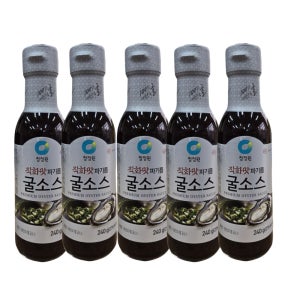 직화 파기름 굴소스 240g, 5개