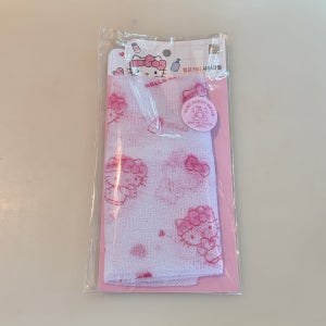 헬로키티 롱 샤워타올 화이트